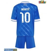 Real Madrid Kylian Mbappe #10 3rd trikot Kinder 2025-26 Kurzarm (+ Kurze Hosen)